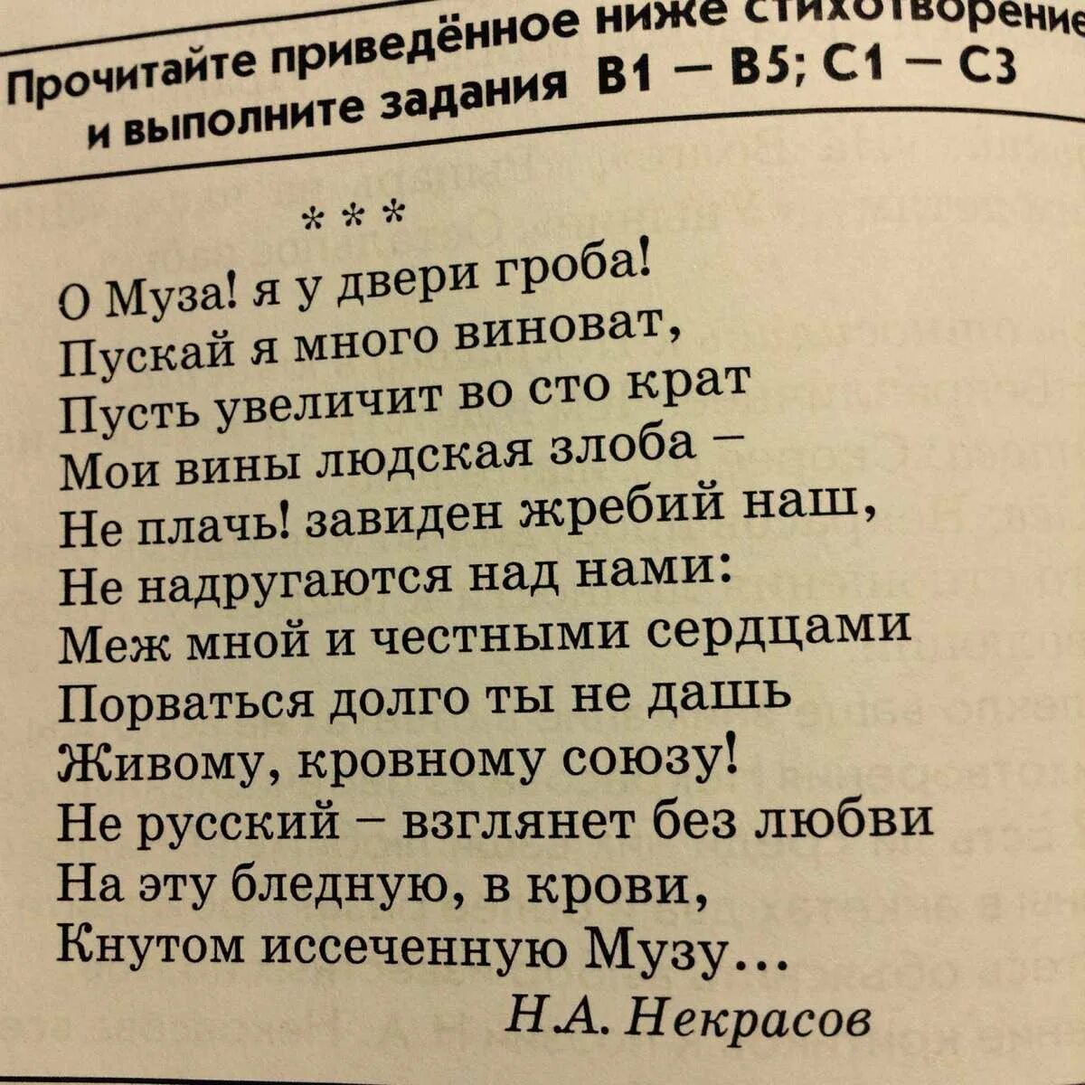 Я у двери гроба анализ