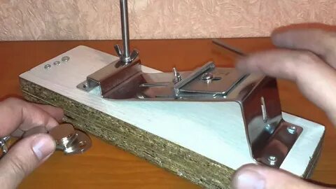 Заточка ножей своими руками видео
