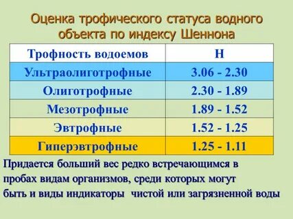 Состояние водного объекта