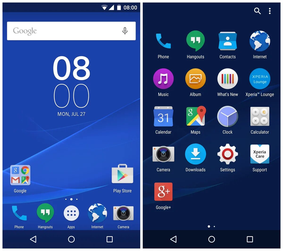 Интерфейс оболочки Sony Xperia. UI Sony Android. Sony Xperia Android 7.0. Интерфейс оболочки Sony Xperia 2023.