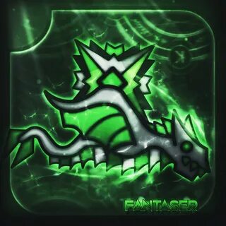 Зеленый geometry dash