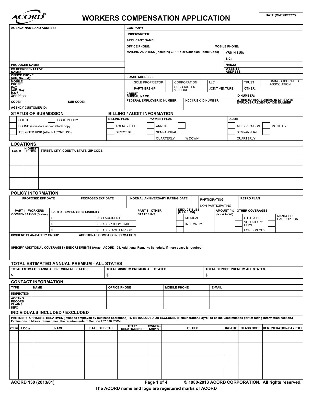 Accords application. Application-name. acord information model.
