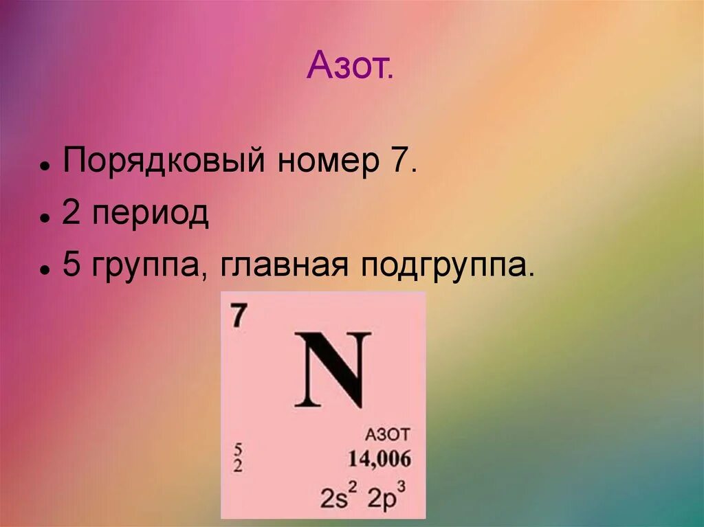 Порядковый номер какая буква. Шазот. Порядковый номер азота. Азот химический элемент. Азот символ.