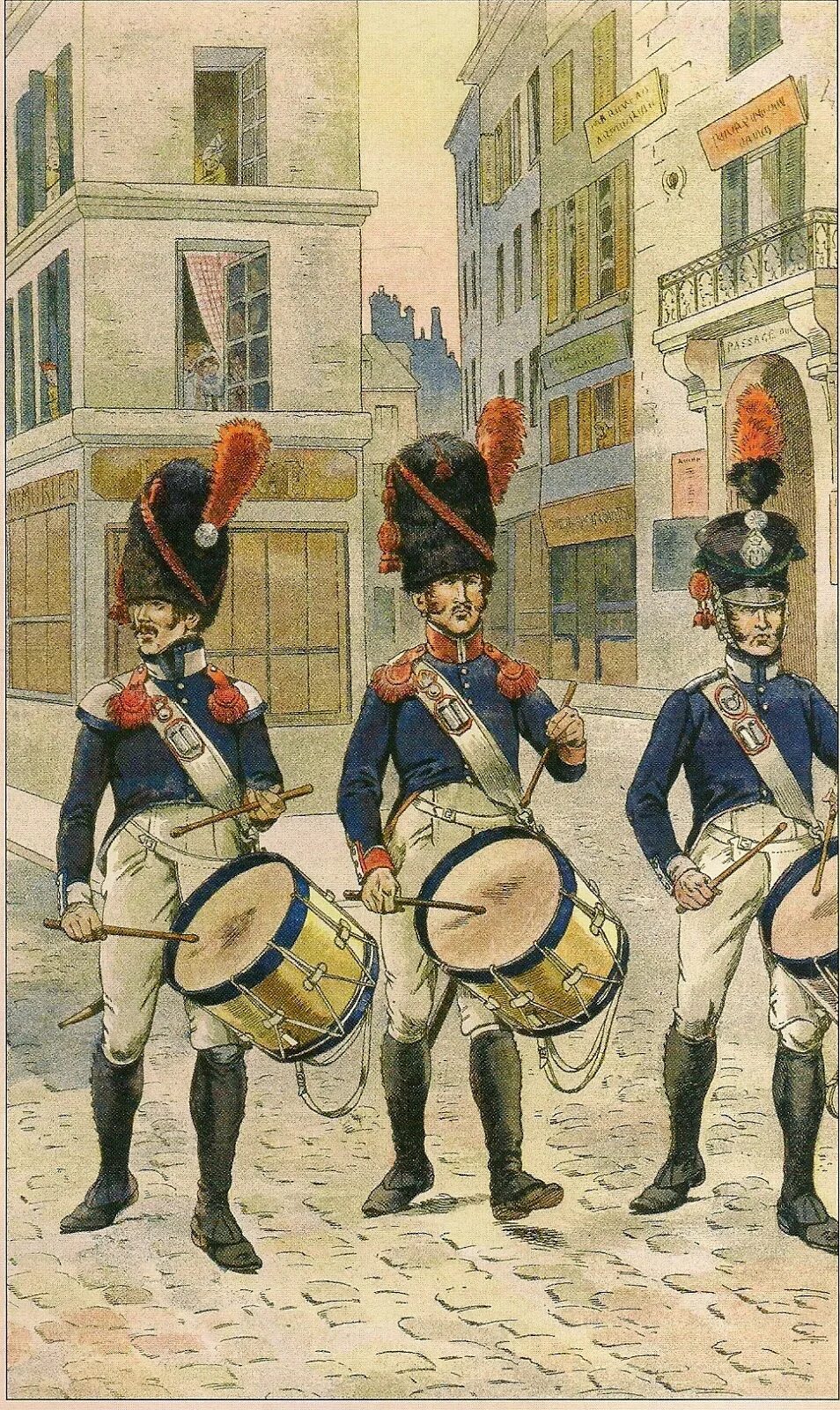 Француз построить. Парижские солдаты. Париж барабан французский. Построение парижских солдат арт. Fr1814.