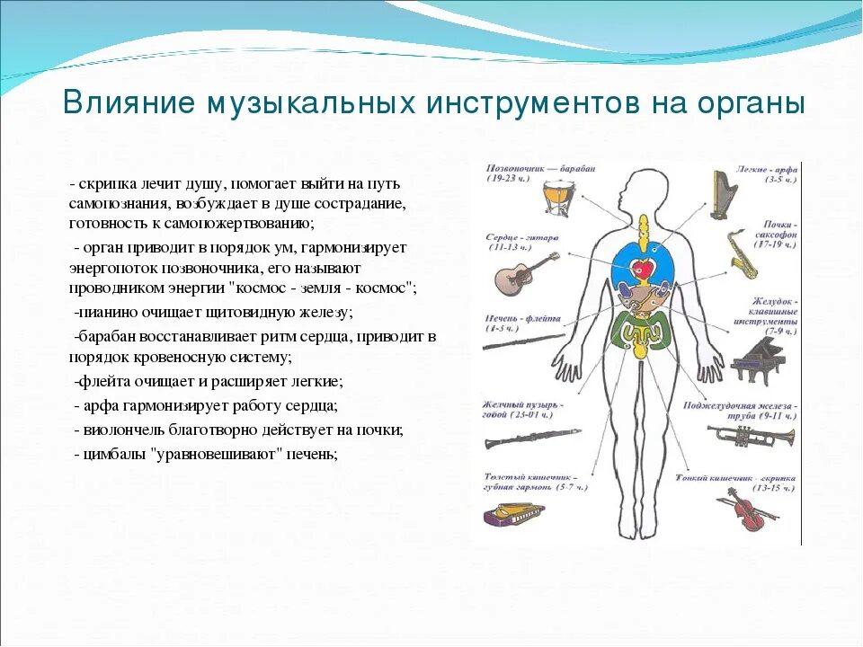 Влияние музыкальных инструментов на органы. Влияние музыки на организм человека. Как музыка влияет на организм человека. Как воздействует музыка на организм человека. Частота органов человека