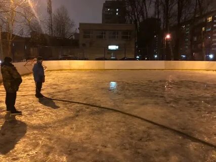 Где залили каток