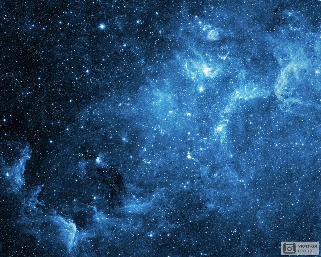 Текстура звездного неба. Синий космос. Космос фон. Космическое небо. Звездный фон.