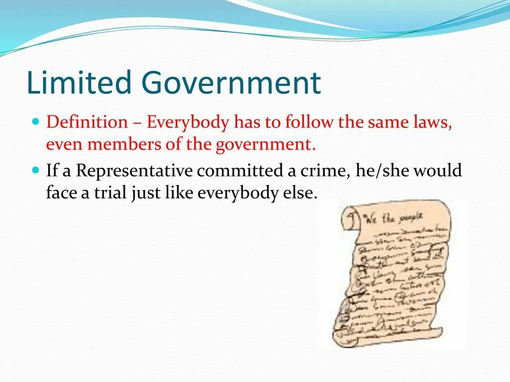 Limited government