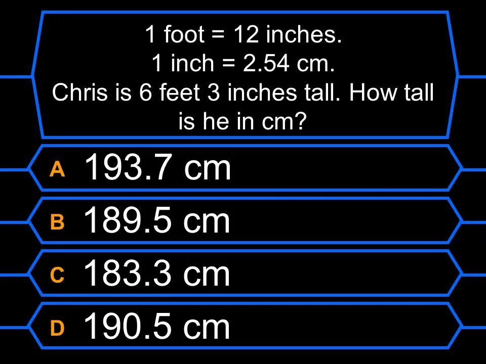 5 Foot 6 inches in cm. 6ft 3inch in cm. 6 Feet 3 inches in cm. 6 Feet 6 inches in cm. 4 feet 4 inches