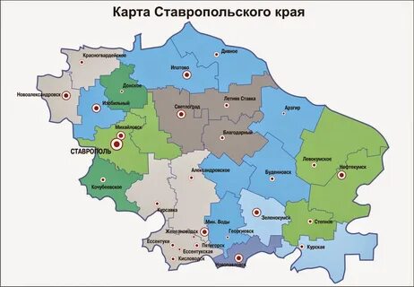 Карта левокумского района ставропольского края