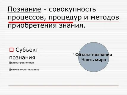 Познание совокупность