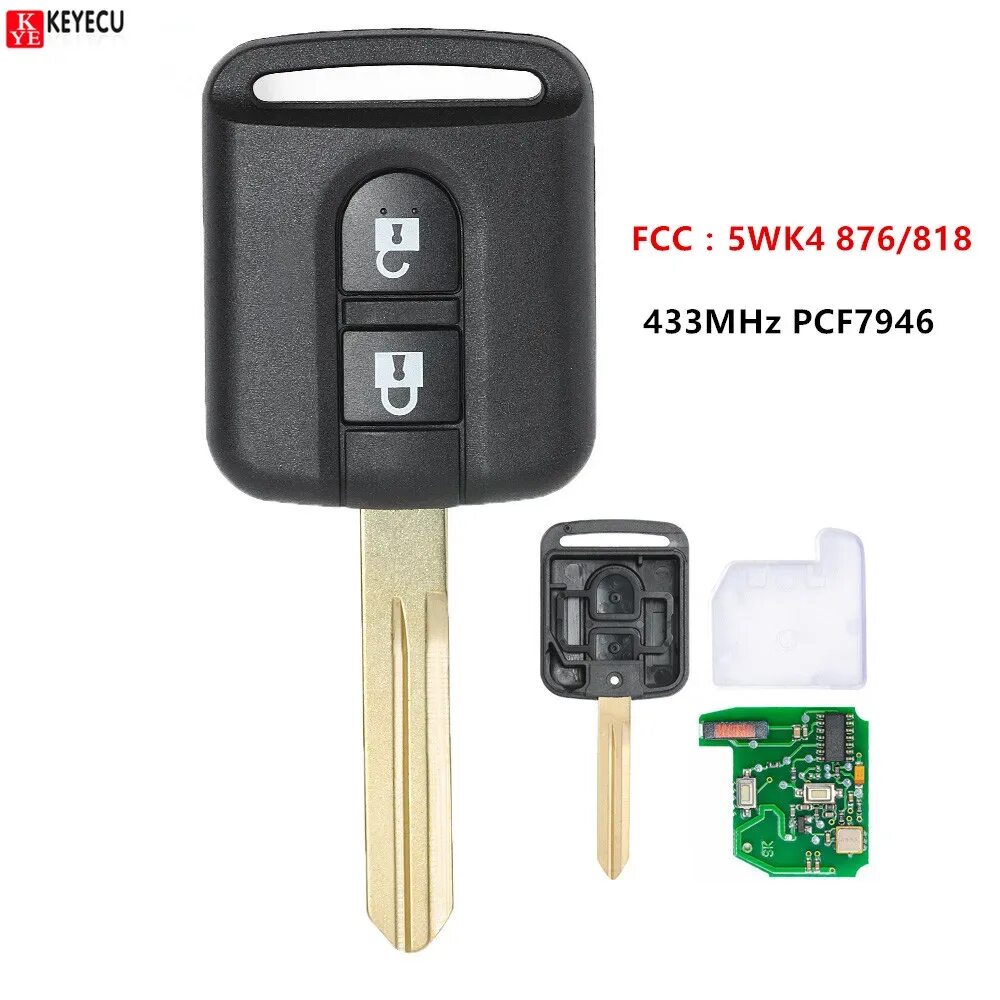 Брелок чип ключ. Siemens vdo 5wk4 876/818 433mhz. nissan micra ключ. чип ключ ниссан. брелок ключ ниссан кашкай j11 кнопки.
