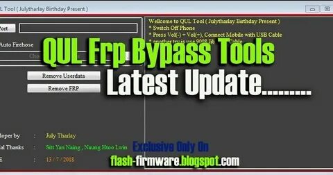 Frp bypass tool