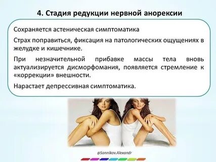 Какой вес считается анорексией