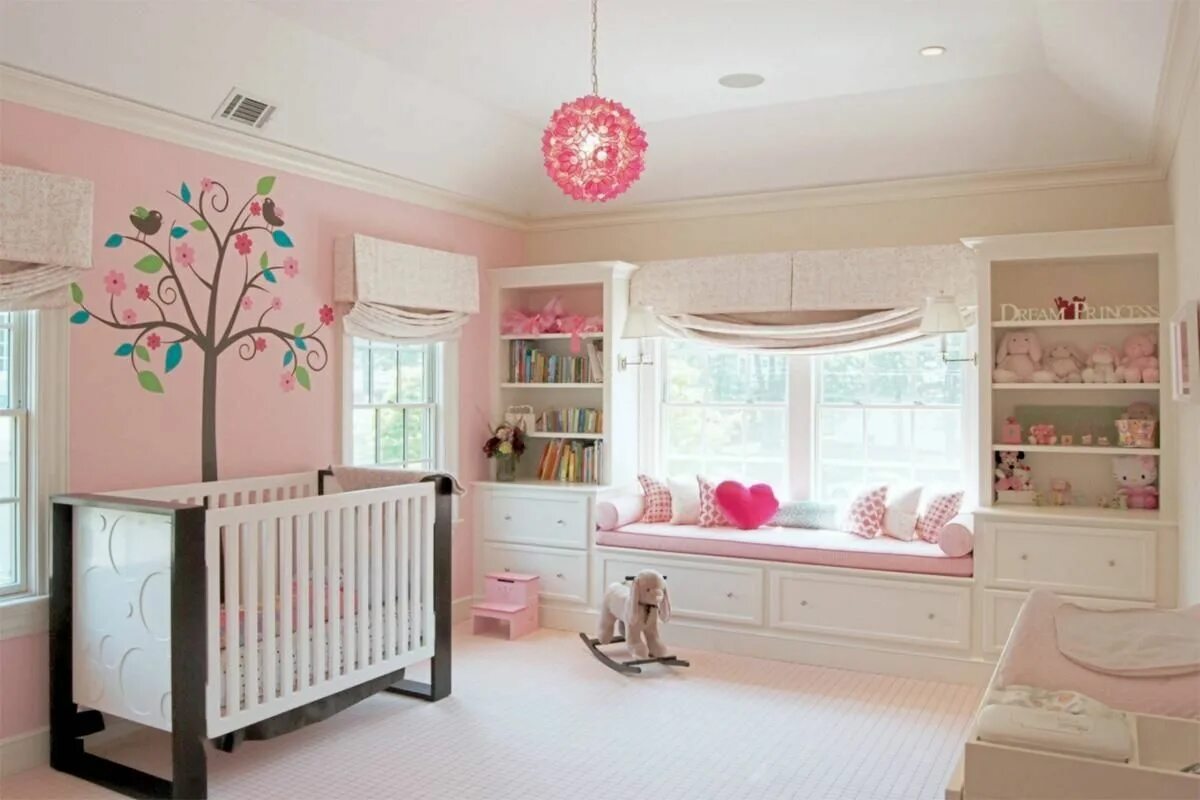 Baby bedroom. Детская комната для девочки. Интерьер детской для девочки. Детские спальни для девочек. Демикая комната для девочки.