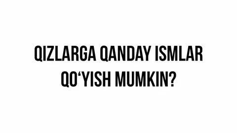 Ismlar ro yxati