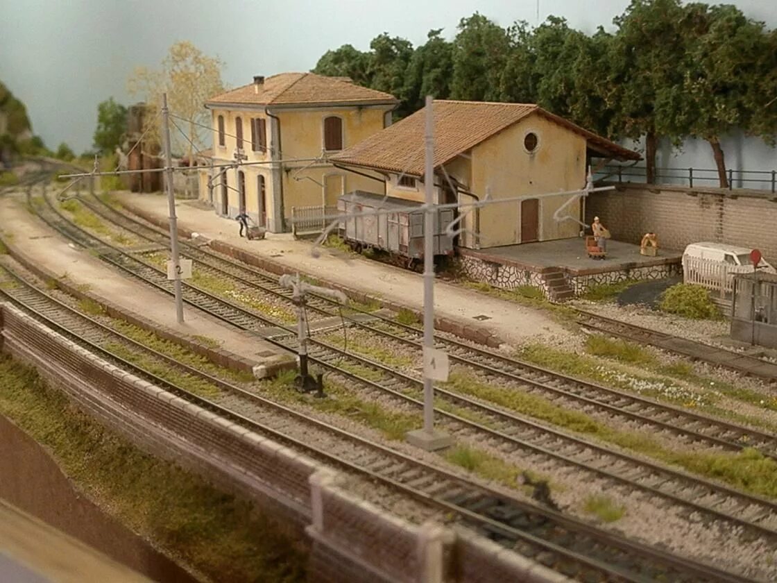 Model Railway. Фон для диорамы РЖД.
