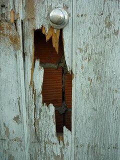 Broken door