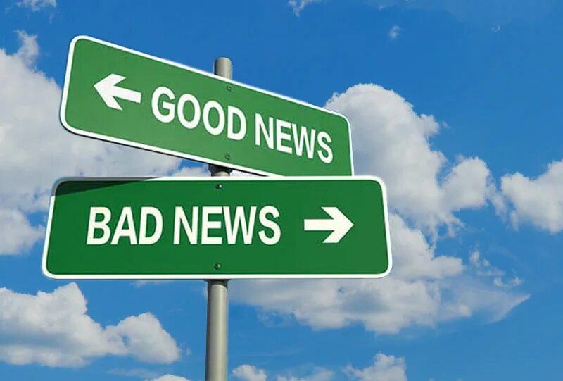 Бэд гуд. Good and Bad News. Good News надпись. Good News Bad News. Good Bad картинки.