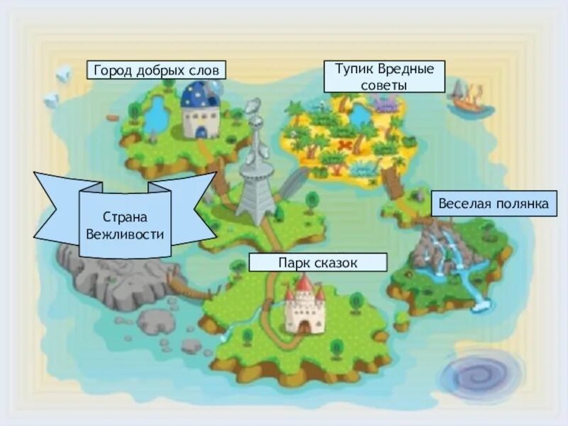 Карта путешествия для детей. Сказочная карта. Карта сказочного королевства. Карта путешествий для дошкольников.
