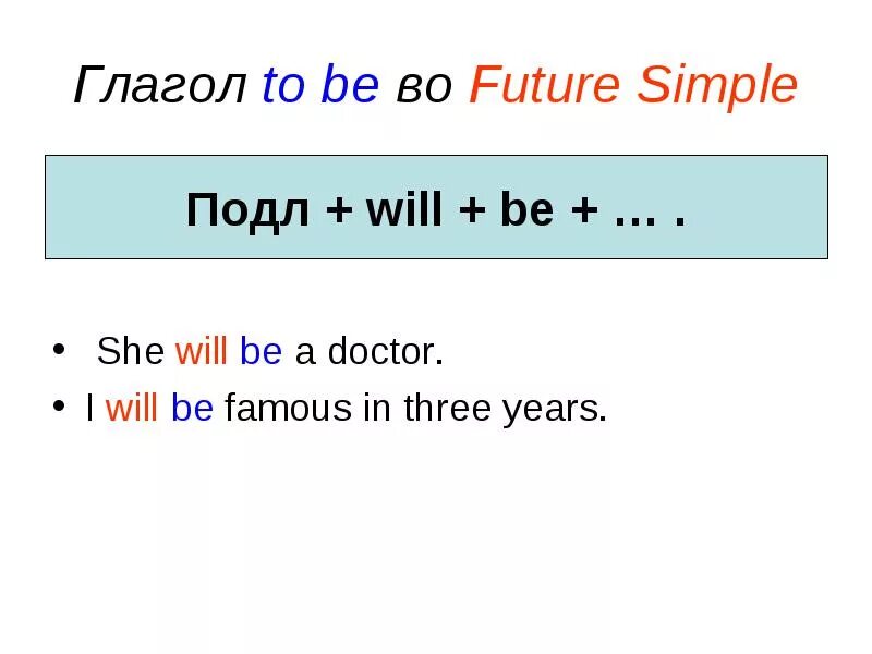 Глагол to be в Future simple. Глагол be в будущем времени в английском языке. Глагол be в Future simple. To be Future simple таблица.
