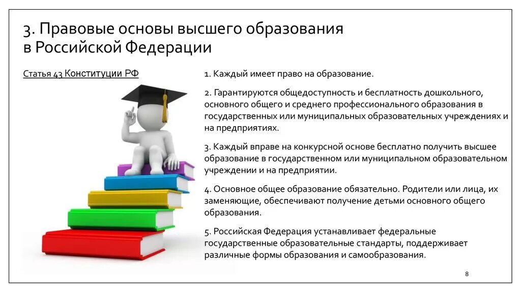 Образование на базе высшего образования. Правовые основы образования. Правовые основы высшего образования в РФ. Нормативно-правовые основы высшего образования в России. Организационно-правовые основы образования.