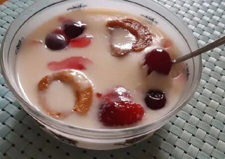 Пудинг из ряженки и желатина