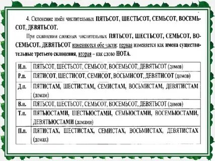 Числительные оба обе полтора полторы