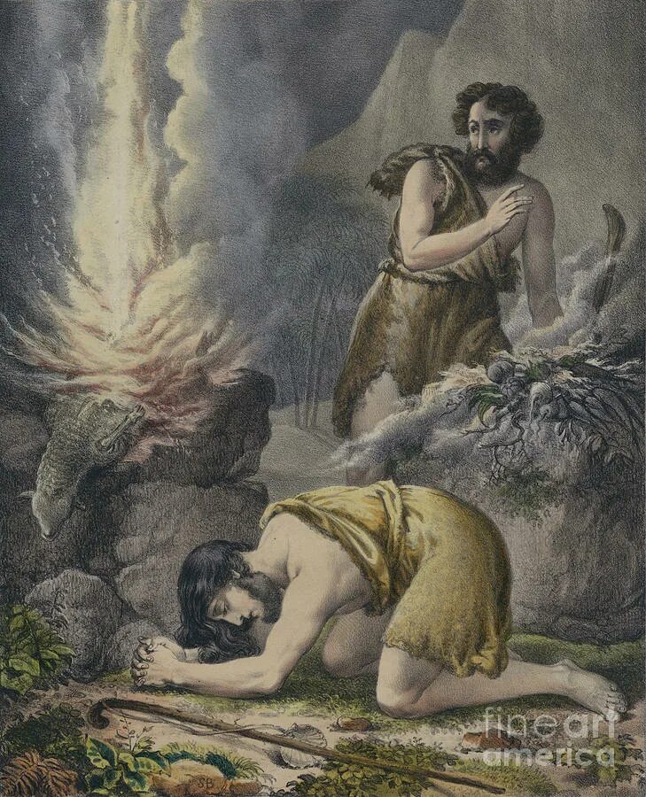 Годы ему приносят в жертву. Жертвоприношение Каина и Авеля. «Каин и Авель» (1768). Каин Ветхий Завет. Каин и Авель Доре.