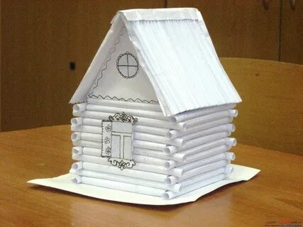 Детские поделки домик