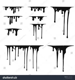 Dripping black