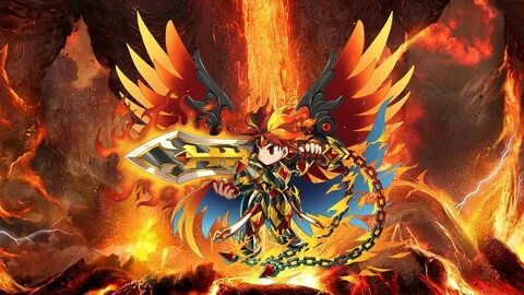 Free Download Brave Frontier Evolve Holy Flame Vargas 1920x1080 For.