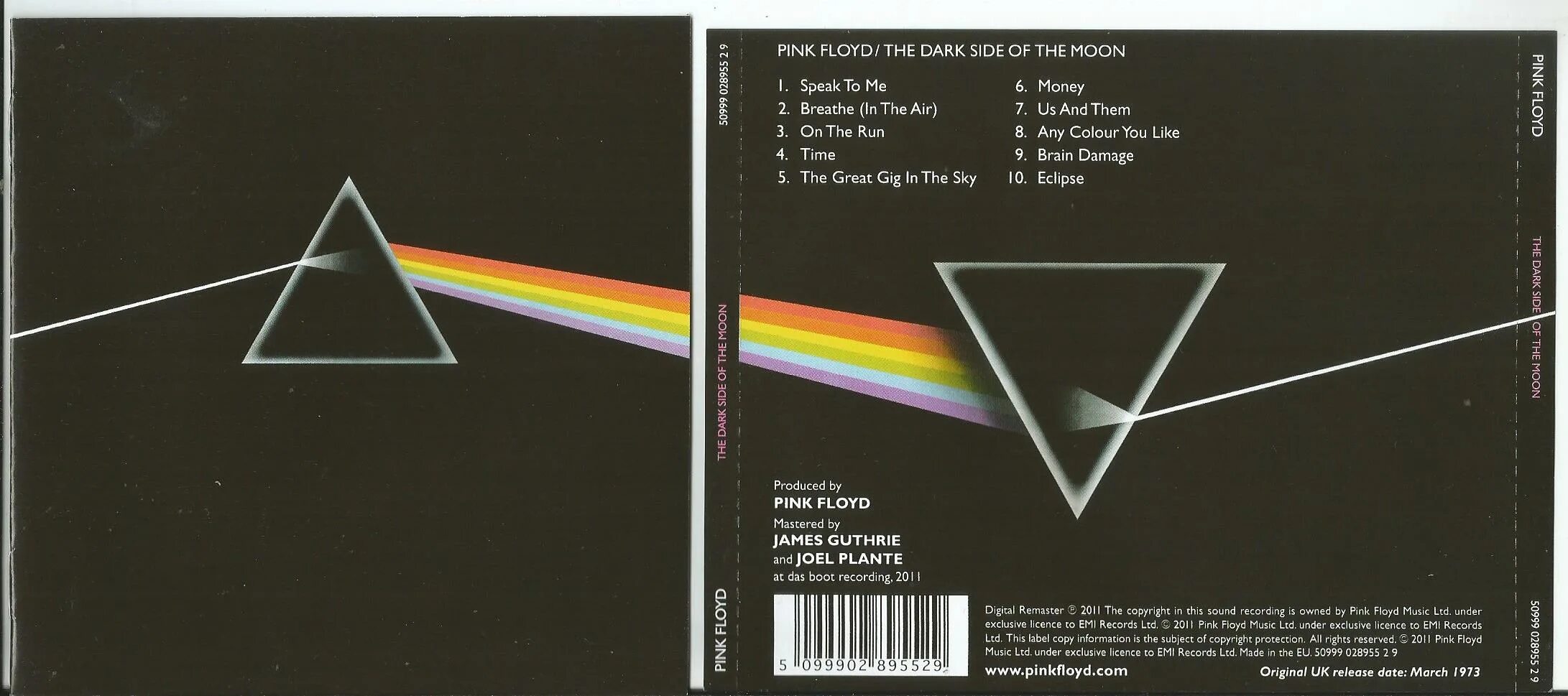 Дарк сайд оф зе. Pink Floyd the Dark Side of the Moon 1973 обложка CD. Pink Floyd the Dark Side of the Moon 2011 CD. The Dark Side of the Moon Remastered 2011. Задняя обложка Пинк Флойд дарк Сайд.