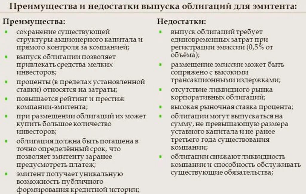 Выпуск эмиссии акций. Преимущества и недостатки облигаций для инвестора. Преимущества и недостатки ценных бумаг. Плюсы и минусы ценных бумаг. Преимущества облигаций.