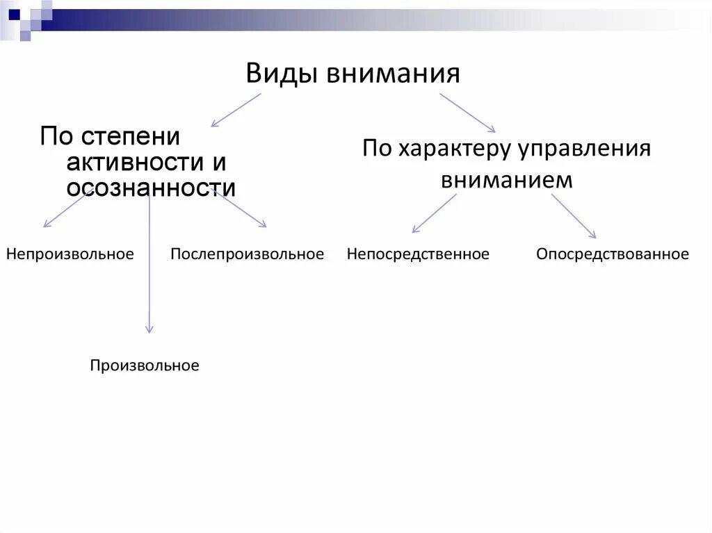 Элементы внимания