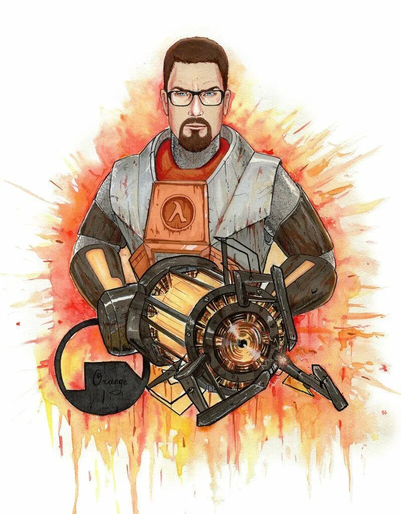 Half life art. Half Life 2 Gordon Freeman Art.