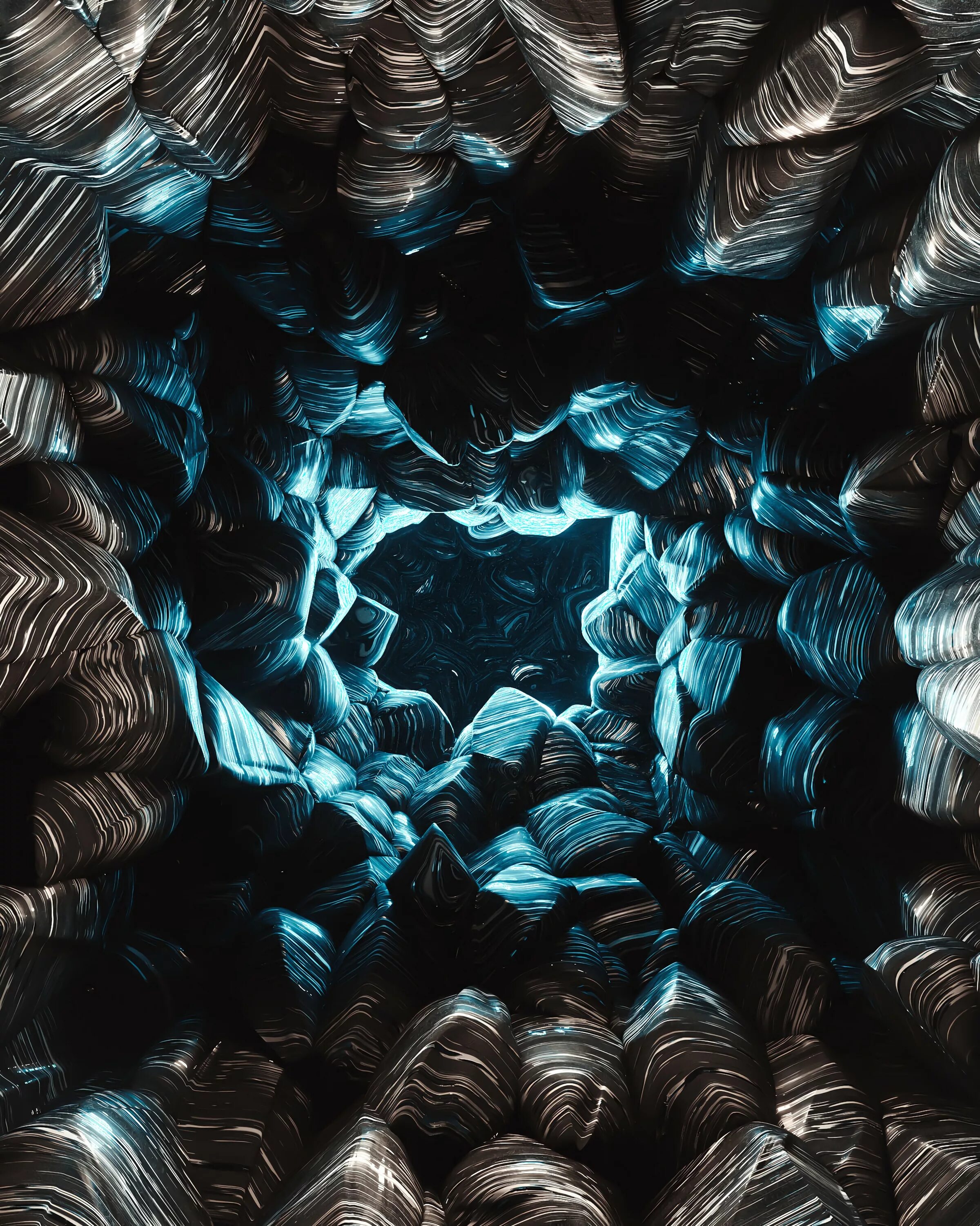 Ipad pro 2017. стоковые обои. фон 3д эффект. абстракция разводы. обои на айфон с эффектом.