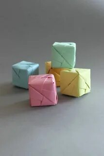 Прыгающие кубики из бумаги