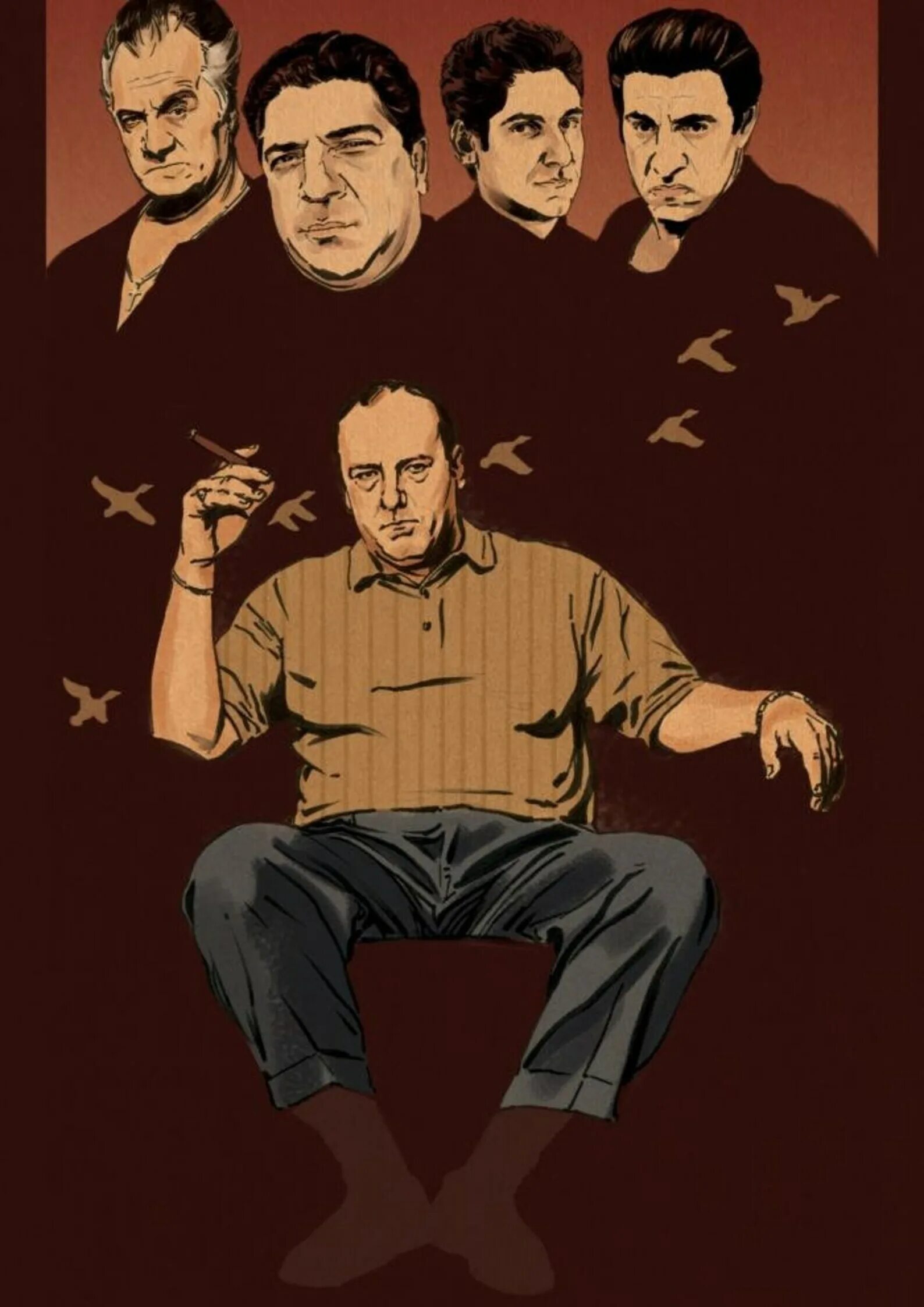 Сопрано постер. Клан сопрано. клан сопрано постер. клан сопрано сериал постер. тони сопрано постер.