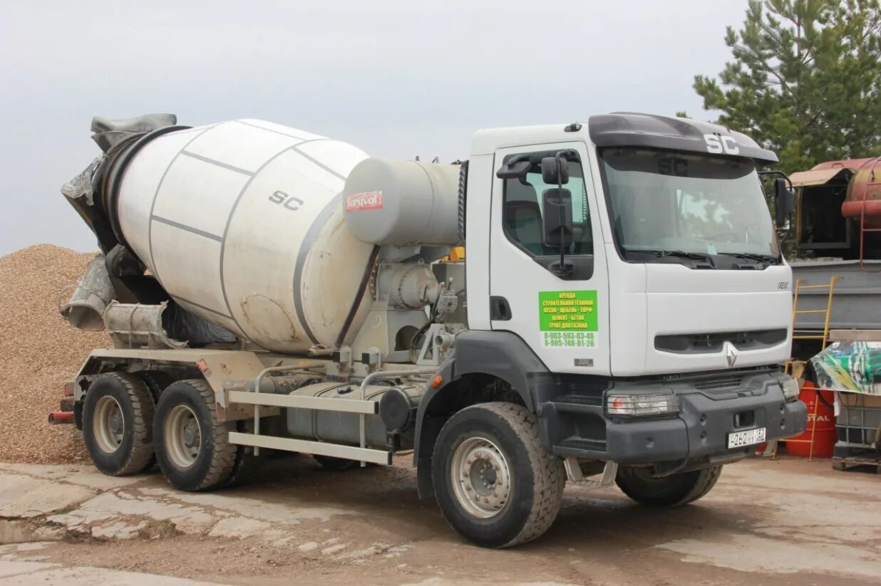 Купить миксер бетона с доставкой. Рено Керакс миксер. Renault Kerax автобетоносмеситель. Рено Kerax 4*2 , автобетоносмеситель. Рено миксер 8 кубов.