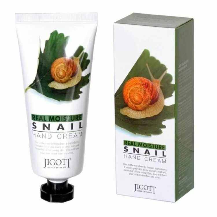 Jigott муцин улитки. Jigott real Moisture Snail hand Cream. Jigott крем для рук с экстрактом слизи улитки - real Moisture Snail hand Cream, 100мл. Jigott Snail hand Cream питательный крем для рук с экстрактом улитки. Jigott - крем для рук "муцин улитки", 100 мл.