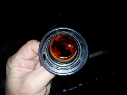 Налет на масляной крышке