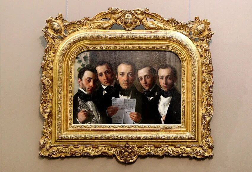 Пятеро братьев. Скотти пять братьев Бенуа. Групповой портрет семьи Бенуа в русском музее. Портрет братьев Бенуа.