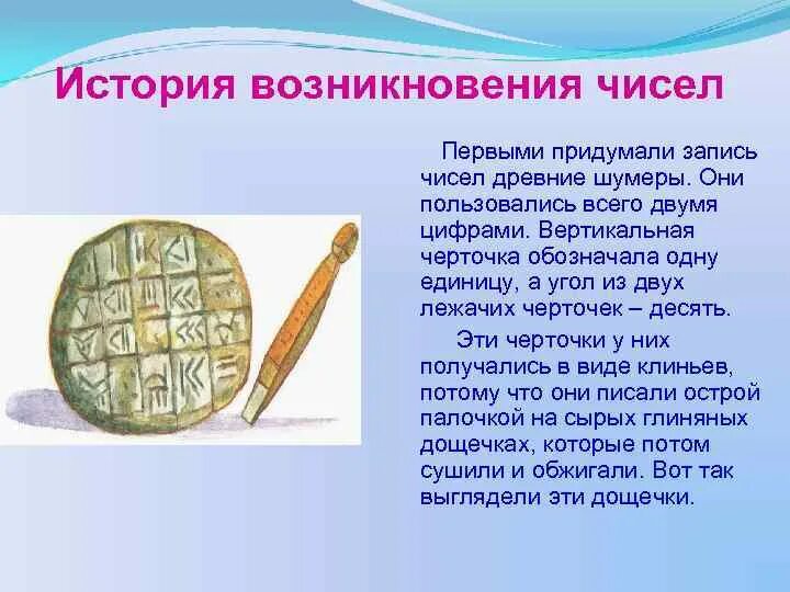 Картинки КАКАЯ ЦИФРА ПОЯВИЛАСЬ ПЕРВОЙ