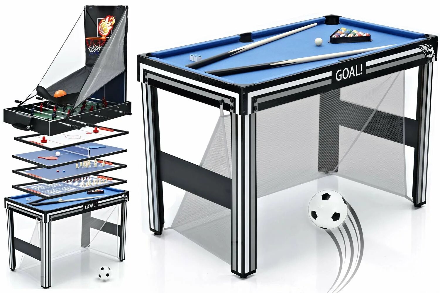 Multi table. Mini table. 2 x table online game.