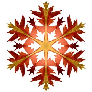 Желтые снежинки
