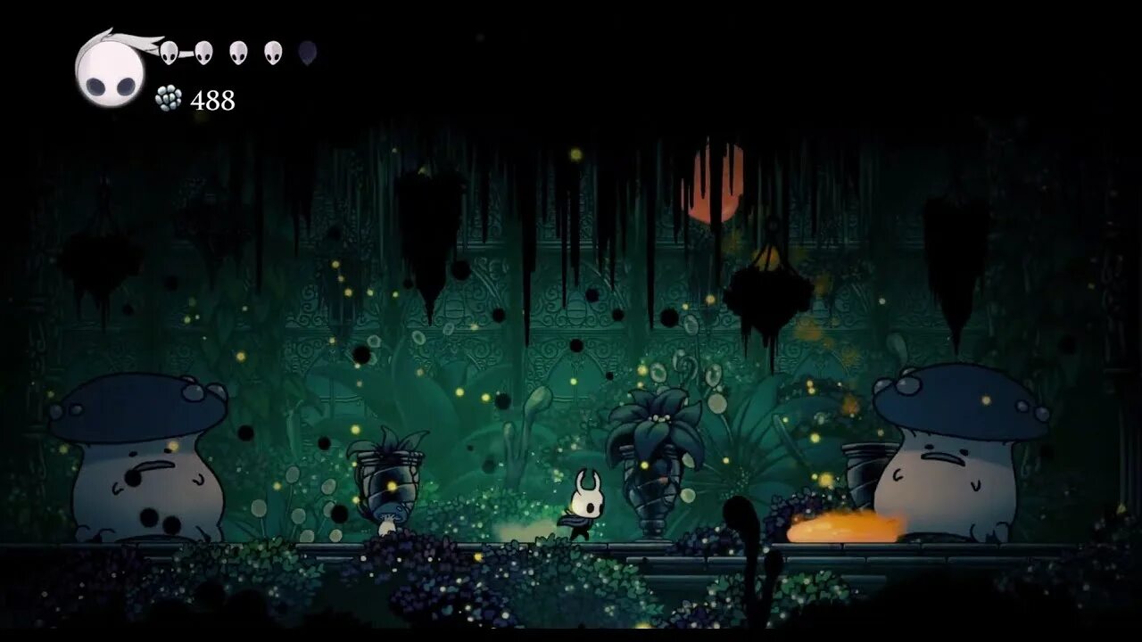 Hollow knight грибы. Hollow Knight грибные великаны. Грибной воин Hollow Knight. Холлоу Найт грибные пустоши. Грибной великан на карте Hollow Knight.