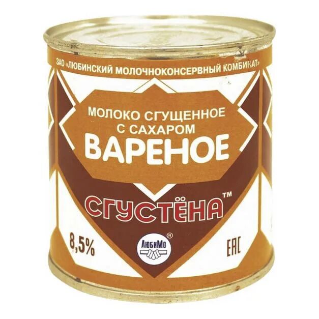 Молоко сгущенное Сгустена ж/б 380г. Молоко сгущенное с сахаром 8,5% ж/б 380г (ЗАО "Верховский МКЗ"). Молоко сгущ. Вареное 380гр Сгустена. Сгущенка с сахаром "Главпродукт" 8,5% 380гр. 380 г в кг