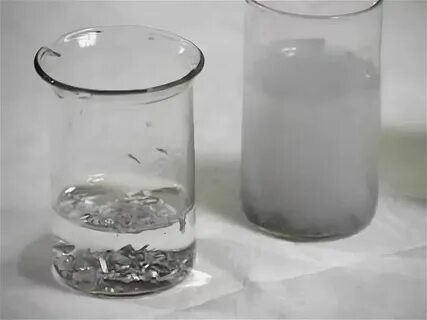 Алюминий ртуть и вода