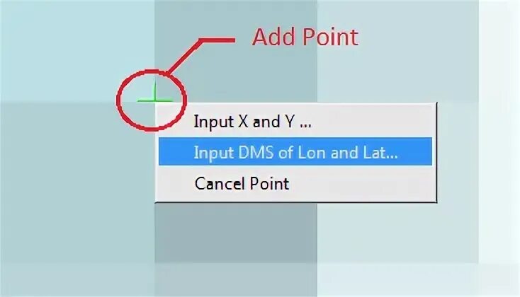 Input point. Pointer input.